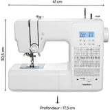 Machine a Coudre Numérique - MEDION - SD 36 - 38W - 270 Points - 700 tr/min - LED - Blanc