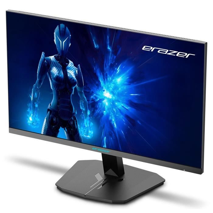 Ecran PC Gamer - ERAZER - 24" - FHD - 180Hz - Dalle IPS - 1ms - Ajustable en hauteur - MD20124