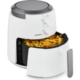 Friteuse a air chaud - MEDION - MD13020 - Airfryer - 1500 watts - Minuterie 60 min - Jusqu'a 200°C - 4,7 L - Blanc