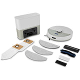 Aspirateur Robot Laveur - MEDION MD100021 X22SW+ - 165 min - 5000 Pa - Navigation Laser - 2,5 L - Blanc