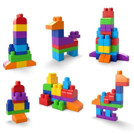 Mega Bloks - Sac Medium Classique 60 briques - Briques de construction  - 12 mois et + DCH55
