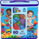 Mega Bloks - Sac Medium Classique 60 briques - Briques de construction  - 12 mois et + DCH55