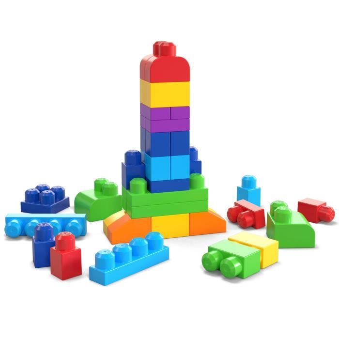 Mega Bloks - Sac Medium Classique 60 briques - Briques de construction  - 12 mois et + DCH55