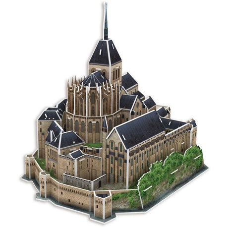 Puzzle 3D - MEGABLEU - Mont Saint Michel - 125 pieces - Des 7 ans