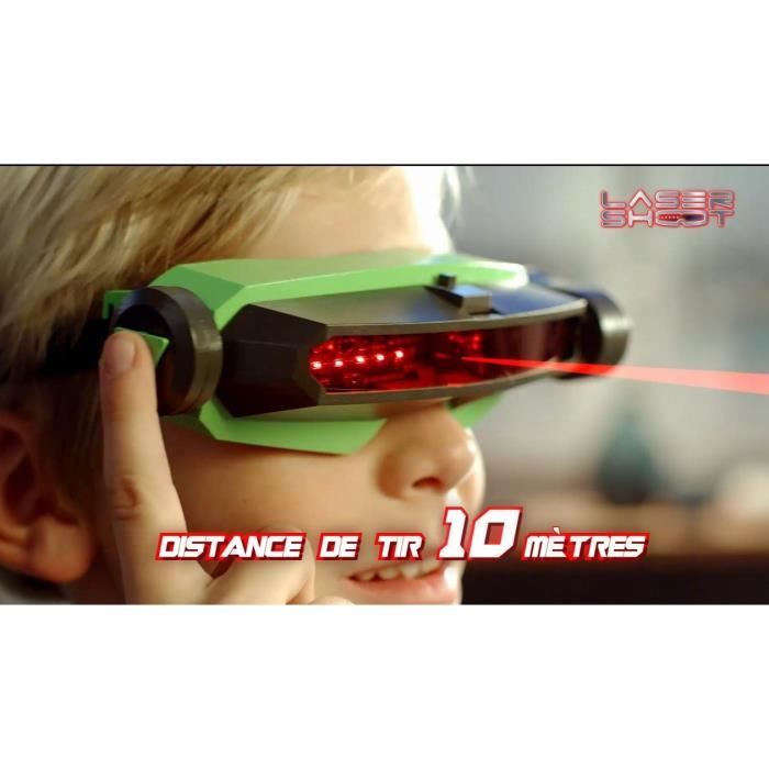 Jeu de société - MEGABLEU - Laser Shoot - Duel au laser avec masques et vies a perdre