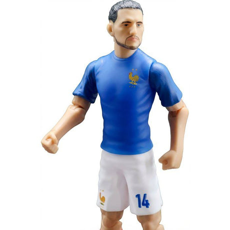 Figurine articulée Adrien Rabio - Numéro 14 - Équipe de France - MEGABLEU - 20 cm