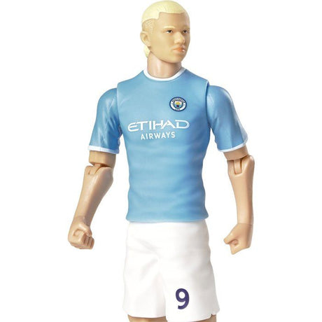 Figurine articulée - Erling Haaland - Numéro 9 -  - Manchester City - MEGABLEU - 20 cm