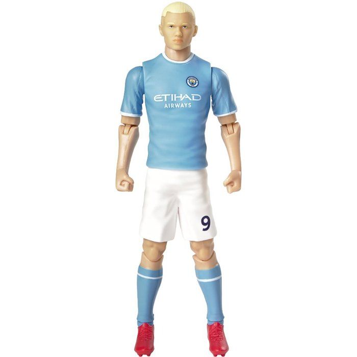Figurine articulée - Erling Haaland - Numéro 9 -  - Manchester City - MEGABLEU - 20 cm