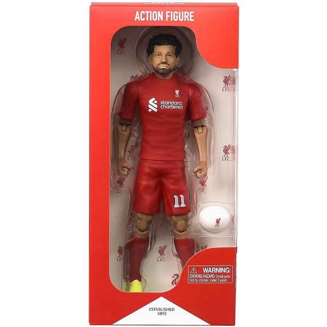 Figurine articulée - Mohamed Salah -Liverpool FC - MEGABLEU - 20 cm