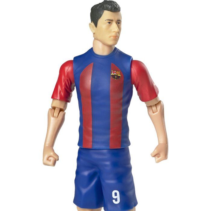 Figurine articulée - FC Barcelona - MEGABLEU - Lewandowski - 20 cm
