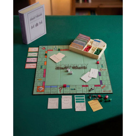Monopoly édition vintage - Format livre - Jeu de société - MEGABLEU - Des 8 ans