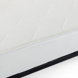 Canapé clic clac 3 places - Tissu gris - Matelas 17 cm - L223 x P96 x H 103 cm - MEGAN