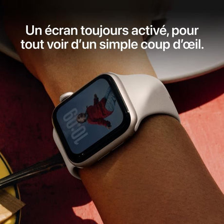 Apple Watch SE 3 GPS - 40mm - Boîtier Midnight Aluminium  - Bracelet Midnight Sport Band - M/L