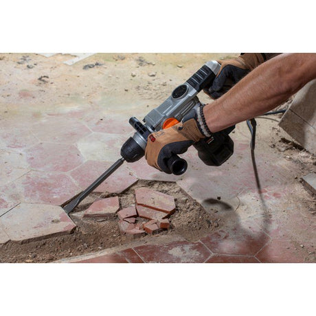 Marteau Perforateur - MEISTER - 1010 W - 230 V - 880 tr/min - Revetement anti-dérapant - Câble 3 m  - 1 clé + 1 poignée latéral