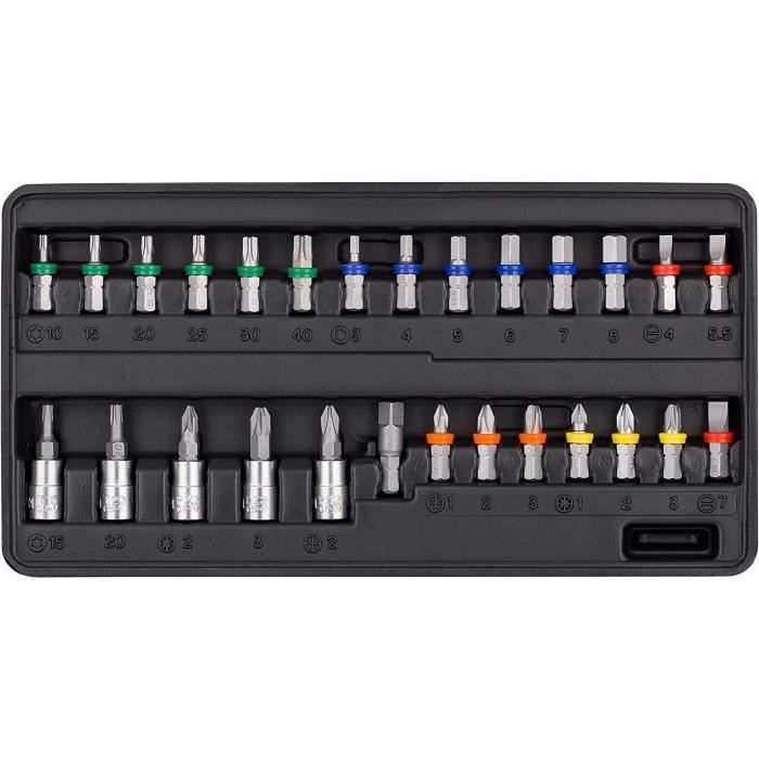 Coffret a clés et douilles CONNEX - 52 pieces - Chrome-vanadium