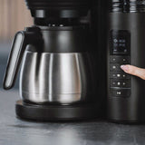 Cafetiere filtre avec moulin intégré - MELITTA - Aromafresh Therm Pro 1030-11 - 8 tasses - 1?080 W - Noir