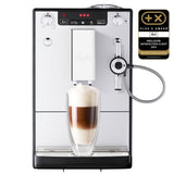 Machine a cafÈ expresso avec broyeur MELITTA Solo & Perfect Milk E957-203 - Argent - 15 bars - 1400 Watts
