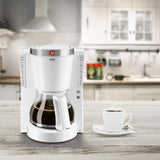 MELITTA CafÈtiere Look IV Selection 1011-03 Blanc/Acier BrossÈ