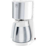 Cafetiere MELITTA Enjoy Top Therm Blanc/Inox - AromaSelector - 15 tasses - Filtre