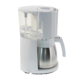 Cafetiere MELITTA Enjoy Top Therm Blanc/Inox - AromaSelector - 15 tasses - Filtre