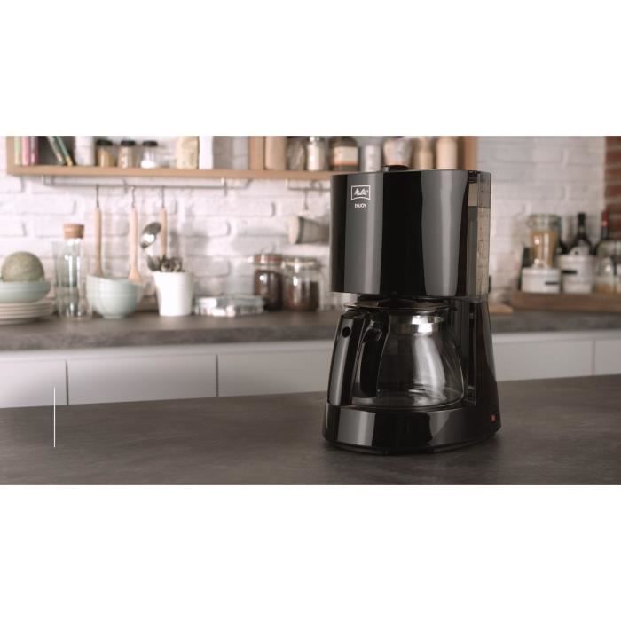 Cafetiere filtre - MELITTA - Enjoy II 1017-02 - 1000 W - 10/15 tasses - Noir