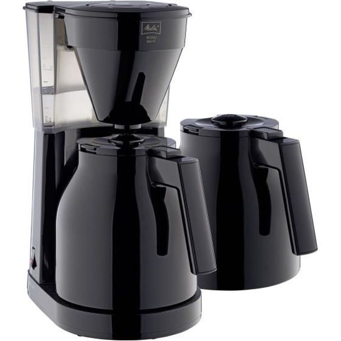 Cafetičre filtre Easy Therm II MELITTA - 1050 W - 2čme verseuse - Noir
