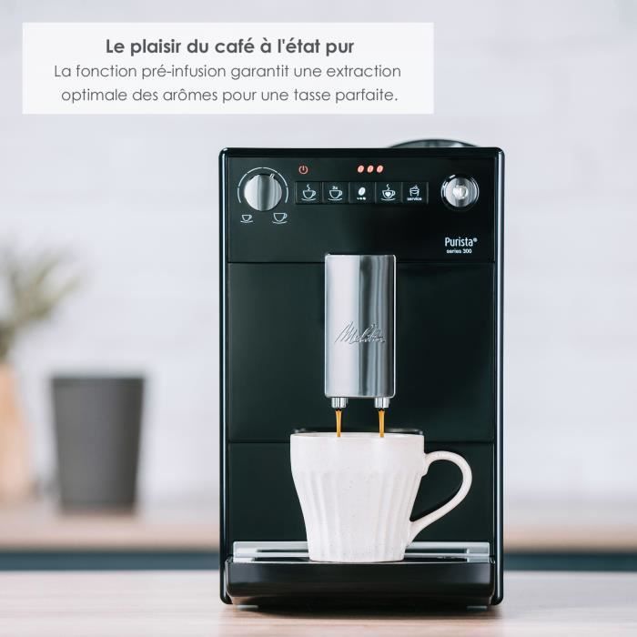 Machine a café automatique - MELITTA - Purista F230-102 - Noir