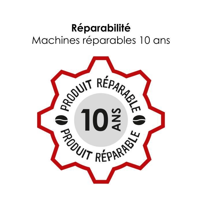 Machine a café - MELITTA - Avanza F270-100 - Réservoir d'eau 1,5 L - Réservoir a grains 250 g - 1450 W - Gris titanium