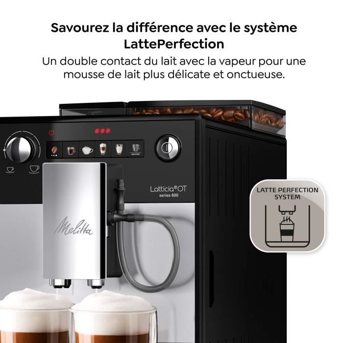 Machine a café automatique - MELITTA - Latticia OT F300-101 - Argent