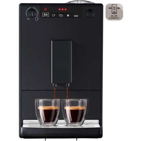 Machine a Café broyeur a Grain MELITTA Solo - Pure Black