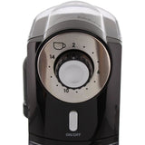 Moulin a café électrique Melitta Molino - Noir - 17 niveaux de finesse de mouture - 2 ans de garantie