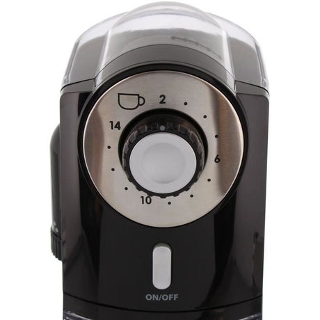 Moulin a café électrique Melitta Molino - Noir - 17 niveaux de finesse de mouture - 2 ans de garantie