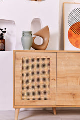 Buffet - HAZERAN - 4 portes - 180 x 81 x 41 cm - Chene