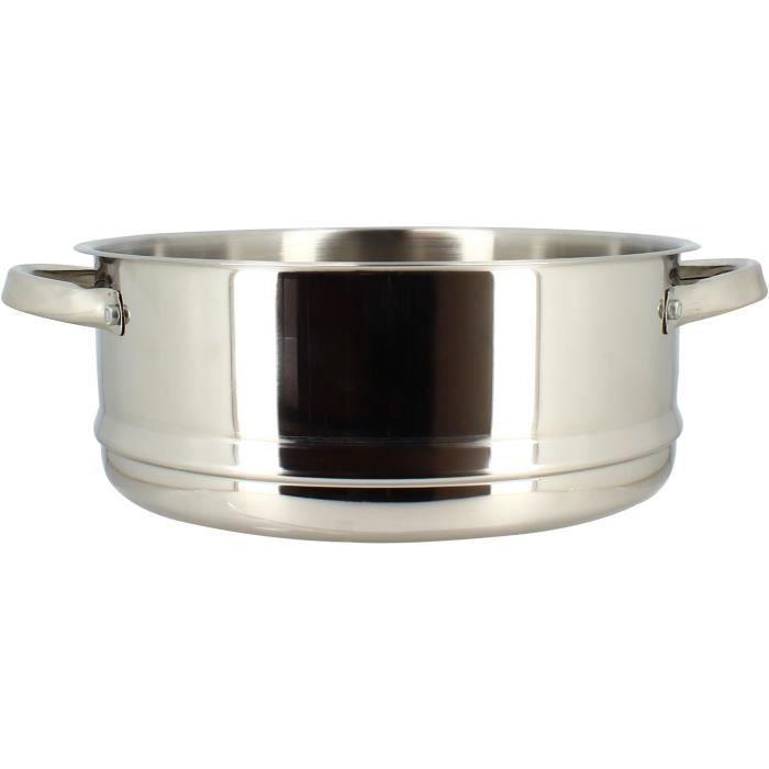 Couscoussier - MENASTYL - 4615450 - En acier inoxydable - 10 litres - Tous feux dont induction