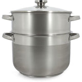 Couscoussier - MENASTYL - 4615450 - En acier inoxydable - 10 litres - Tous feux dont induction