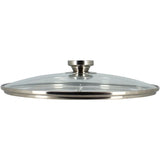 Marmite avec couvercle - MENASTYL - 4615451 - En acier inoxydable - 17 litres - 32 cm - Tous feux dont induction