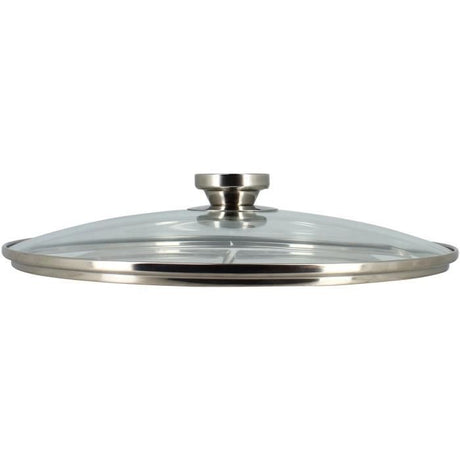 Marmite avec couvercle - MENASTYL - 4615451 - En acier inoxydable - 17 litres - 32 cm - Tous feux dont induction