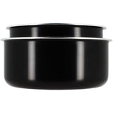 Batterie de cuisine - Induction - MENASTYL - 6020437 - Aluminium antiadhésif - 5 pieces - Poignée amovible - Noir