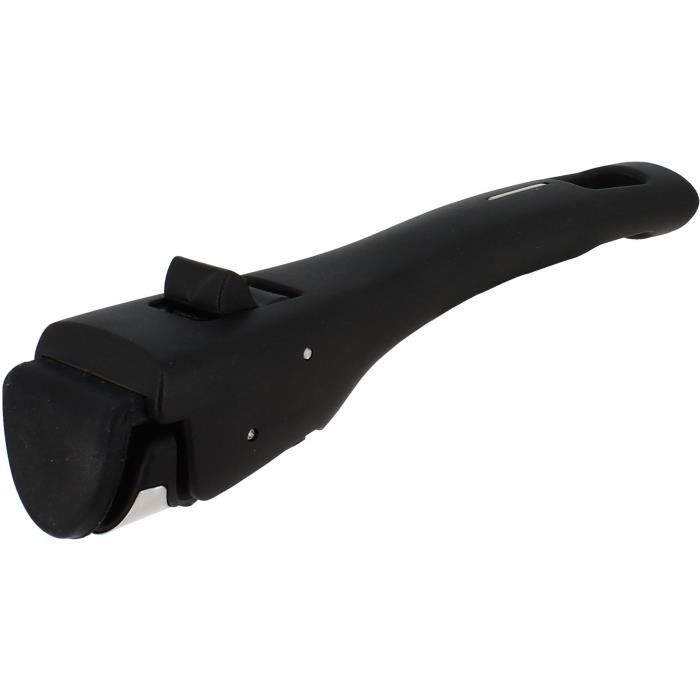 Batterie de cuisine - Induction - MENASTYL - 6020437 - Aluminium antiadhésif - 5 pieces - Poignée amovible - Noir