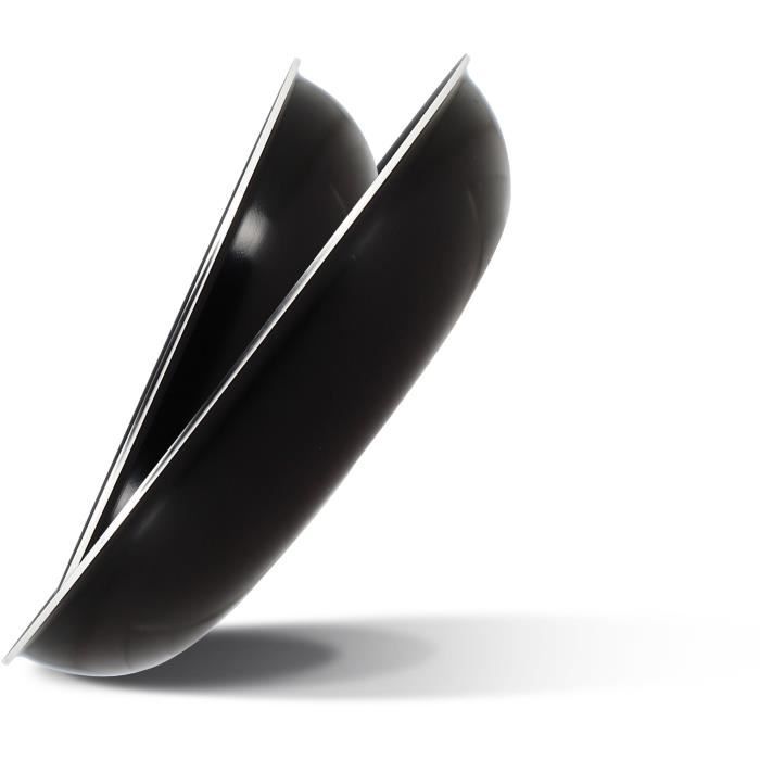 Batterie de cuisine - Induction - MENASTYL - 6020437 - Aluminium antiadhésif - 5 pieces - Poignée amovible - Noir