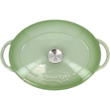 Cocotte - MENASTYL - 6020072 - Ronde - En fonte acier émaillé - Vert - 6,5 litres