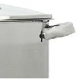 Marmite avec couvercle - MENASTYL - 4615455 - En acier inoxydable - 9 litres - Tous feux dont induction