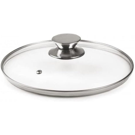 Marmite avec couvercle - MENASTYL - 4615455 - En acier inoxydable - 9 litres - Tous feux dont induction