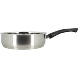 Sauteuse - MENASTYL - 6020248 - En acier inoxydable - 28 cm - Tous feux dont induction