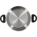 Faitout - MENASTYL - 6020256 - En acier inoxydable - 24 cm - Tous feux dont induction
