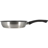 Poele - MENASTYL - 6020244 - En acier inoxydable - 20 cm - Tous feux dont induction