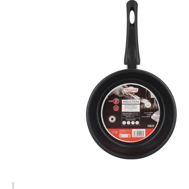 Poele - MENASTYL - 6020244 - En acier inoxydable - 20 cm - Tous feux dont induction