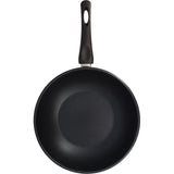 Wok - MENASTYL - 6020252 - En acier inoxydable - 28 cm - Tous feux dont induction