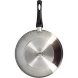 Wok - MENASTYL - 6020252 - En acier inoxydable - 28 cm - Tous feux dont induction