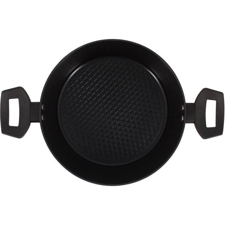 Faitout - MENASTYL - 6020647 - En alumimium forgé - 24 cm - Noir - Tous feux dont induction
